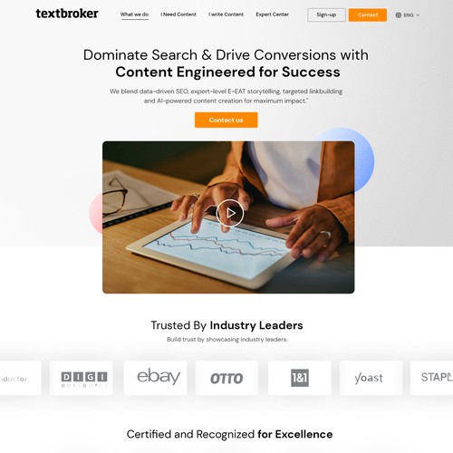 Agency Website Relaunch - potential add-on / long-term work Design by pb⚡️
