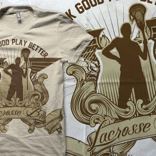 New t-shirt design wanted for lacrosse Bro  Réalisé par marbona