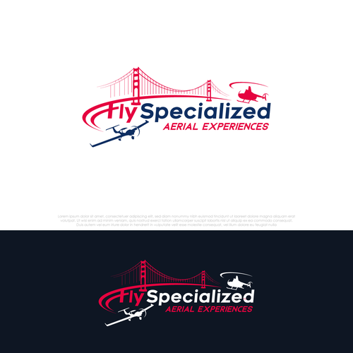 Diseño de Helicopter | Aviation Company logo for flight experiences de Walco