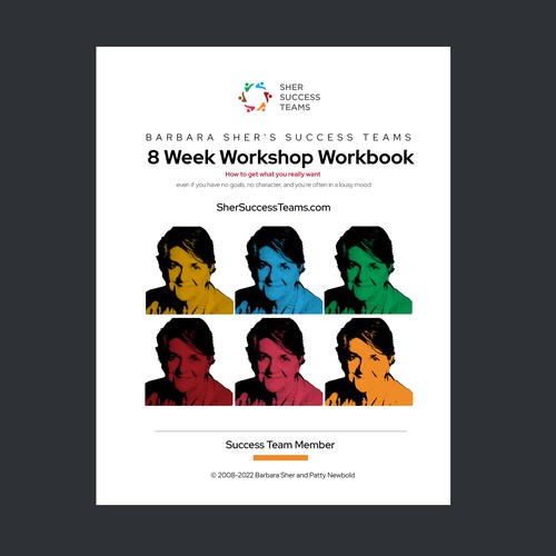 Workbook front cover for adults with big dreams - make me smile Design by Marco Davelouis