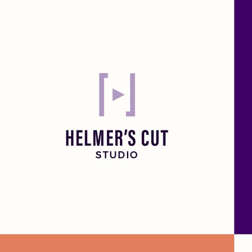 Logo for media production company Design by ela hier