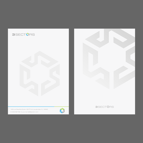 Design logo for 3Sectors (Conference and exhibition organization company) Design by debora_
