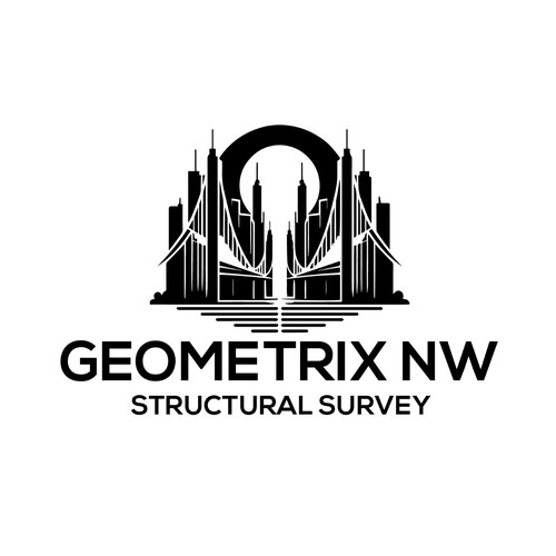 Bridge Construction Logo for Geometrix NW Design by oceandesign