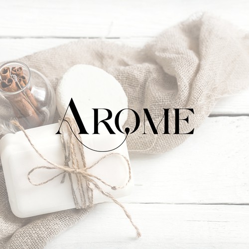 Arome - Designer Hand Soap & Lotion Logo Design by IVANOV DESIGN
