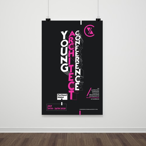 Poster Design for Millennial Architecture Conference Design by Adobian™