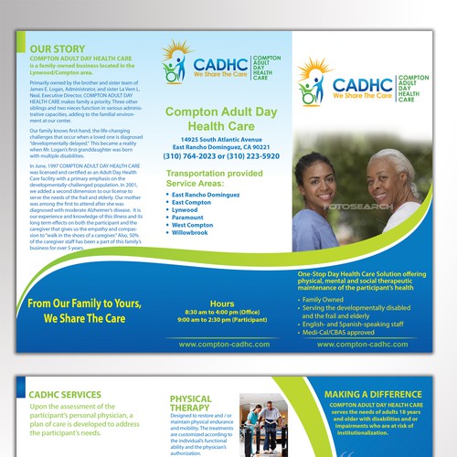 Help Compton Adult Day Health Care with a new brochure design Design by Arttero