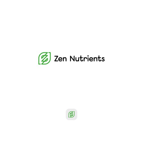 When science and nature collide.....need a modern zen nutrients supplement brand logo. Design by issco.