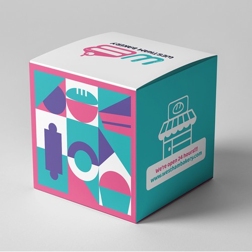 Diseño de The Best Looking Cake Box Ever de M3LLS