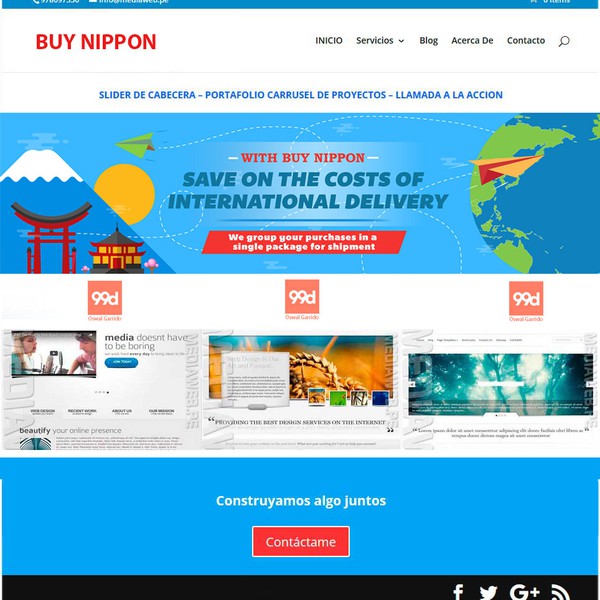 Diseño de REVOLUCIONGRAFICA titulado "BANNER - BUY NIPPON"