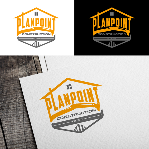 PlanPoint Construction Logo Needs A Remodel Design by Blue Day™