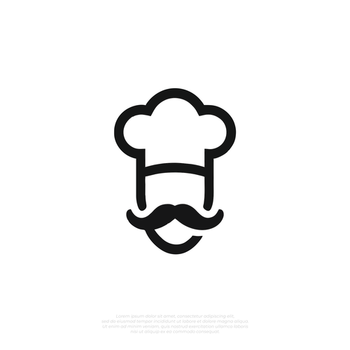 "CHEF": Food & Cooking Social Media Logo Design by Ityanjaoehar®