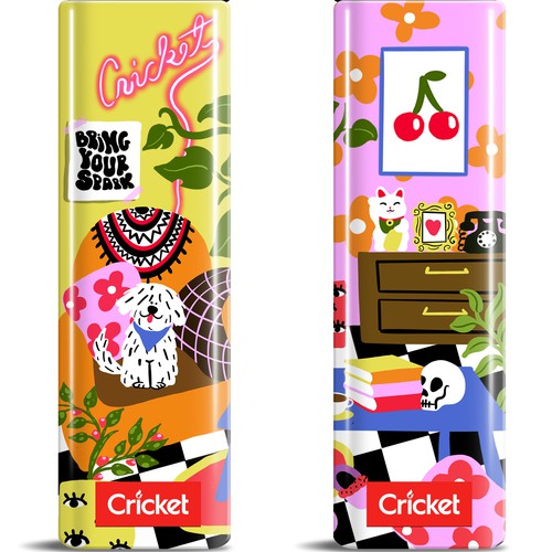 Create Art on a Lighter: Astrology, Y2K, Rave & Aliens! [multiple winners] Design by DiegoSpita