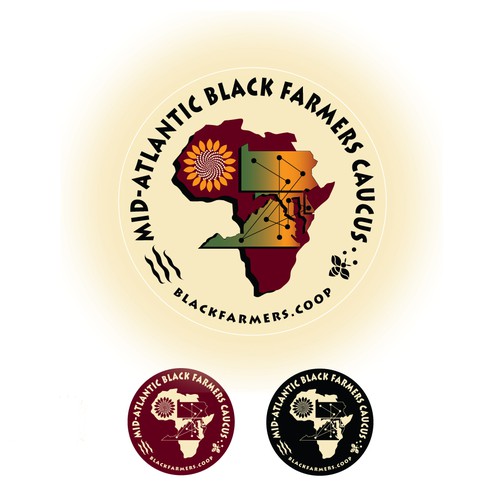 コンペ「Powerful logo needed for Black Farmers」のデザイン by Macornさん 