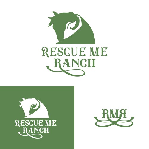 RMR Horse Rescue Logo Design by ThatHorseGirl