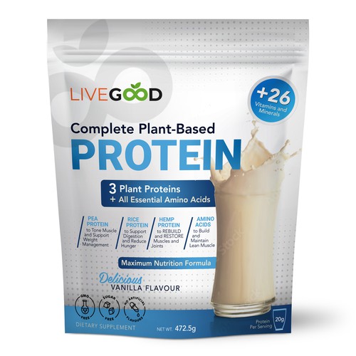 ***GUARANTEED PRIZE*** - LABEL DESIGN for Protein Powder -*****NEW***** Design by ag16