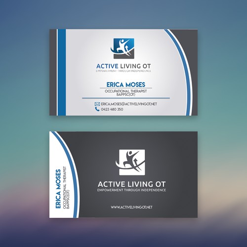 Business cards occupational therapist Business card contest