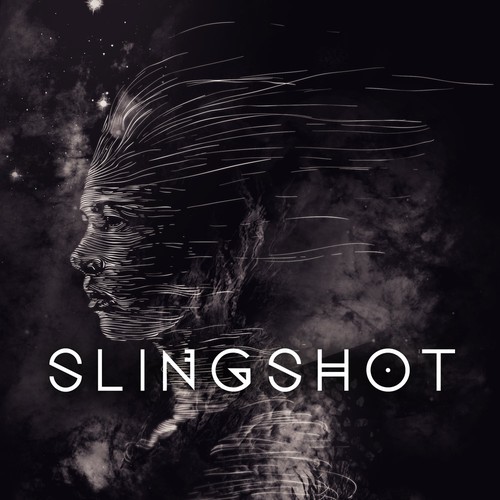 Book cover for SF novel "Slingshot" Design by ilustreishon