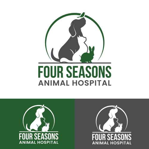 Animal hospital needs bold new logo. Design by Ñañel