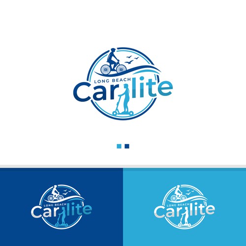 Logo for Car-Lite Long Beach (California -- USA) Design by StudioJack