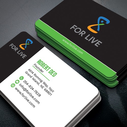 Design a suitable business card for 'For Life' Design by Muzahid4all