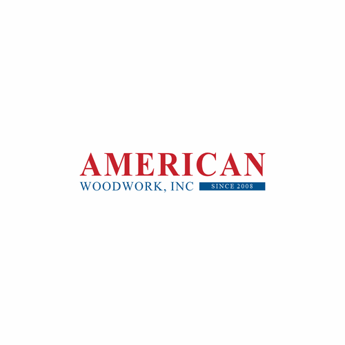 American Woodwork news a new logo Design réalisé par redRockJr