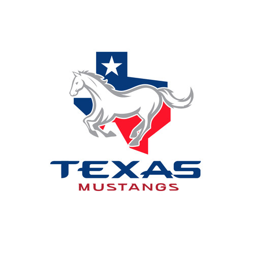 Diseño de Texas Mustangs de rulasic