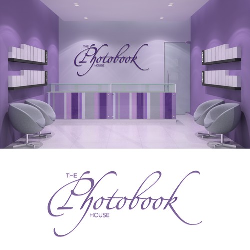 logo for The Photobook House Design by MemphisDesign