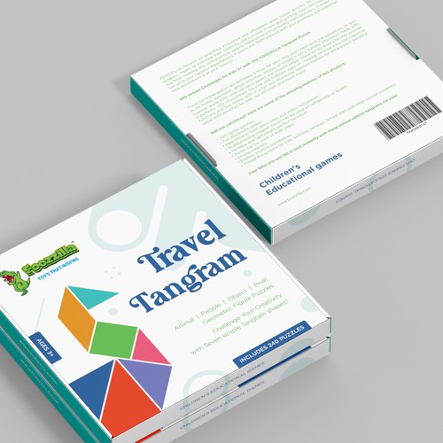 Toy Tangram Puzzle for Kids Design by CUPEDIUM