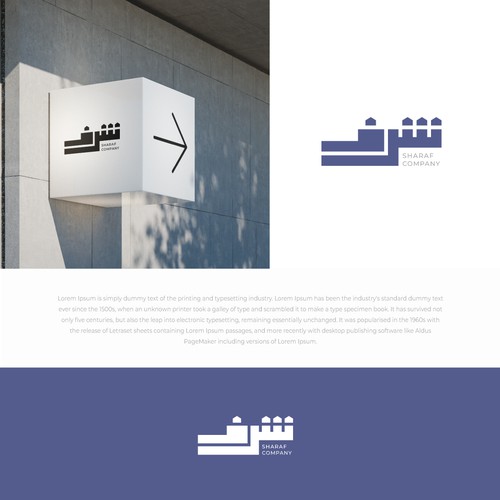 Arabic Real Estate Company Logo Design by Riyad Sbeat