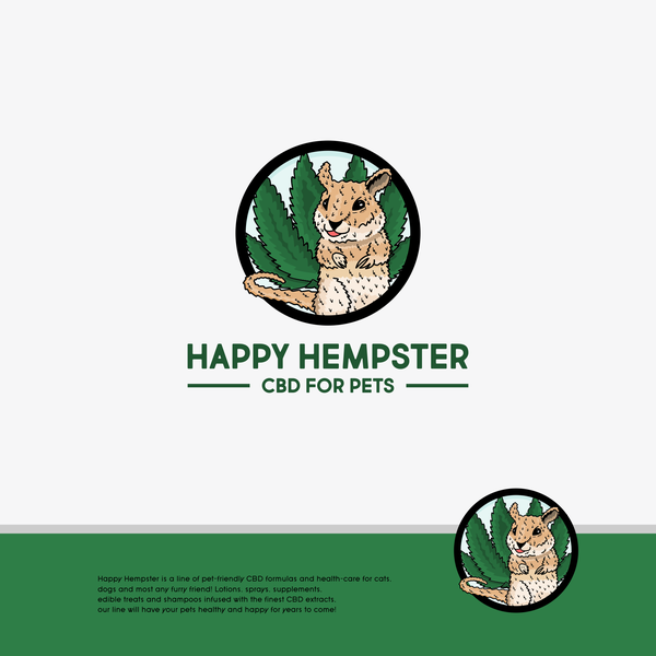 Design by Alissa art titled "Happy Hempster"