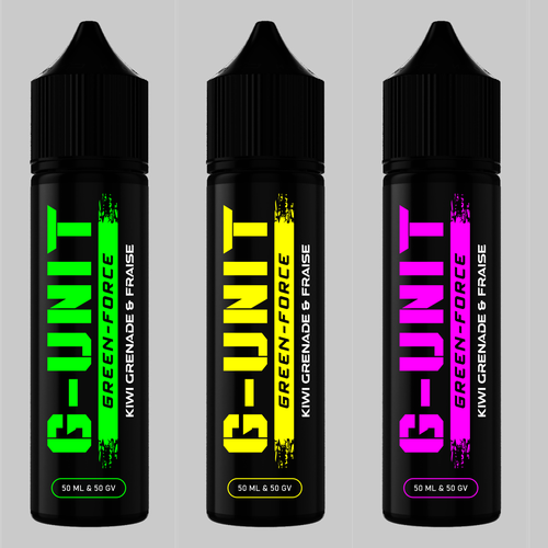 G-UNIT Eliquid need his new label Design by azabumlirhaz