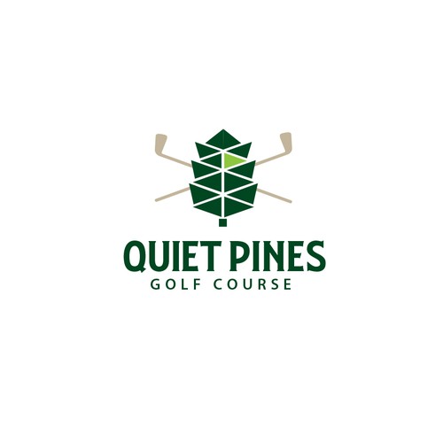 Diseño de Quiet Pines Golf Course in the deep south classic with a fun twist! de logoswithimpact