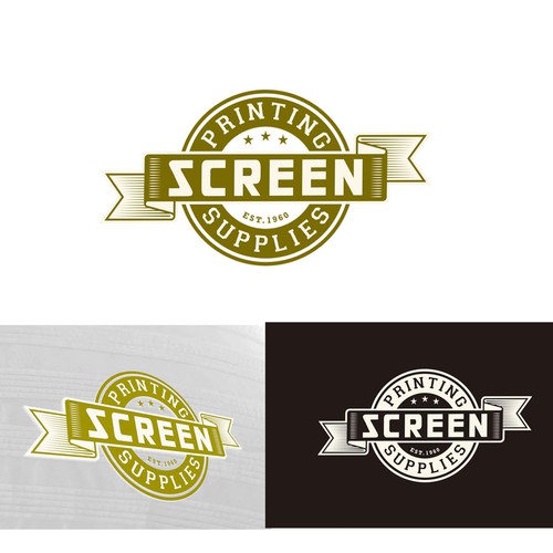 logo for Screen Printing Supplies Design by andiasmara