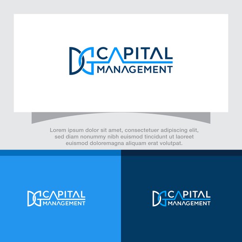 Logo & Brand guide for DG Capital Management an options trading Hedge Fund. Design by rouf_art