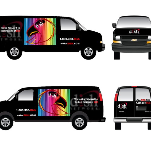 Diseño de V&S 002 ~ REDESIGN THE DISH NETWORK INSTALLATION FLEET de MaXSCreaM