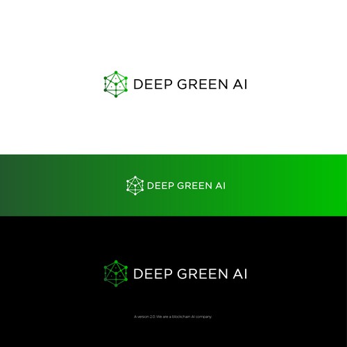 Design Blockchain AI logo v2.0 redesign di benyairdesign