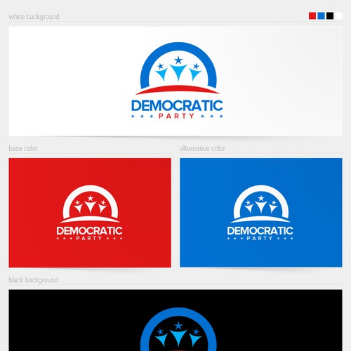 The American Political Parties Need a Logo Re-Design! Design by Arkline©