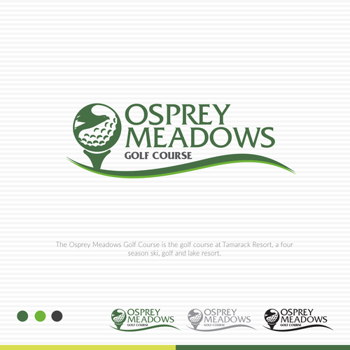 Golf Course Logo - Osprey Meadows Golf Course at Tamarack Design by Design Republik