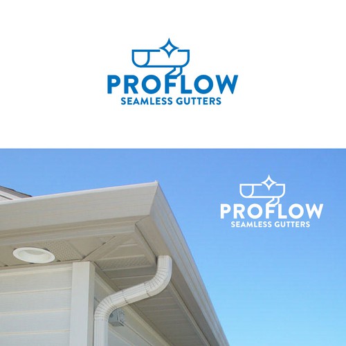 Powerful and Recognizable Seamless Gutter Design Design by THE FORE