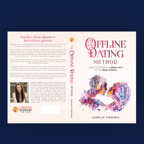 Design di Book Cover for The Offline Dating Method Needed di Nadun Prabodana