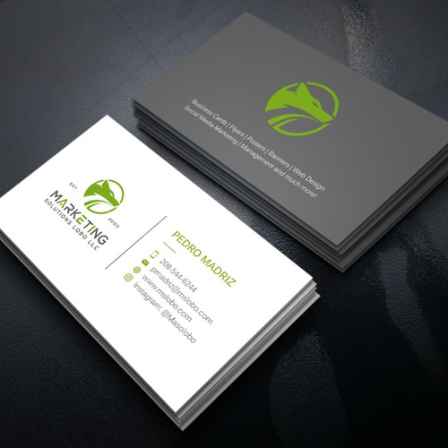 Marketing Solutions Business Card Design Design by Xclusive16