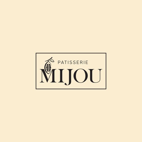 Logo for the modern and creative Patisserie Mijou Design by harivas