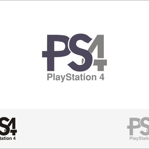 Community Contest: Create the logo for the PlayStation 4. Winner receives $500! Design by Magicmaxdesign