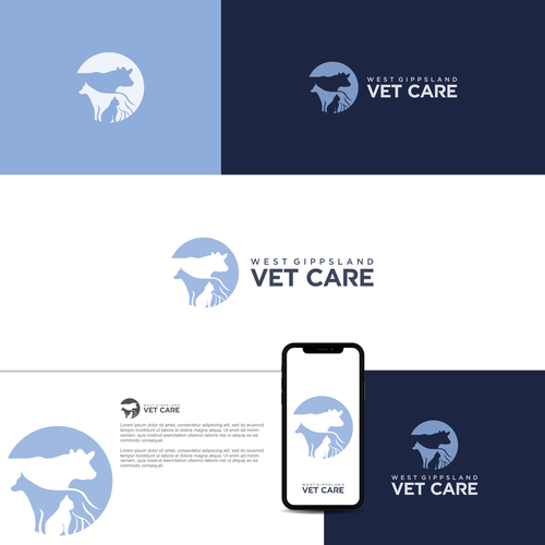 Freshen up our look to fit our renovated mixed animal Veterinary Clinic (update: no horses please) Design by ✅ Tya_Titi