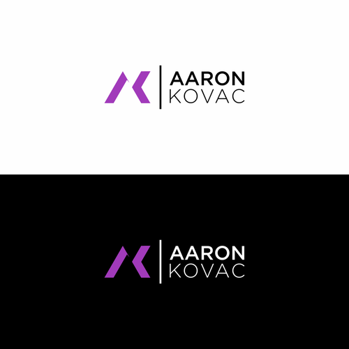 Design a personal branding logo for Business consulting using my name Aaron Kovac OR initials AK Design by Siput ♔