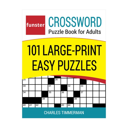 Design a crossword puzzle book cover for a best-selling author | Book