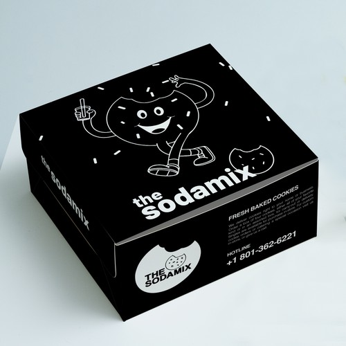 Single Cookie Box Design by Madushantha