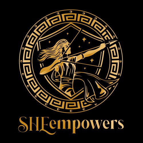 SHEempowers - luxurious design of a woman preferrably in some kind of a circle to appeal to women professionals Design by Jacob Gomes