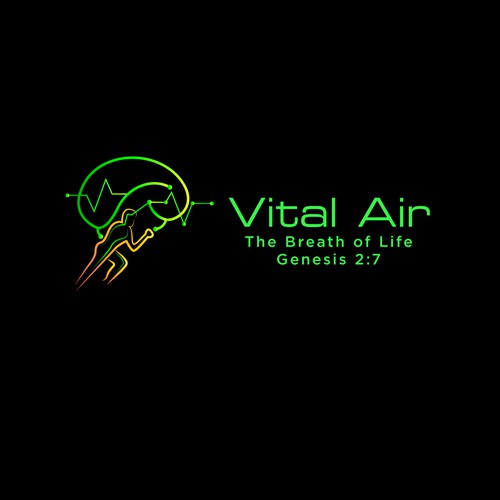 Design a profound, fun logo symbolizing OXYGEN bringing life/healing to the body; it is RUNNING at optimal performance. Design by Tanny Dew ❤︎