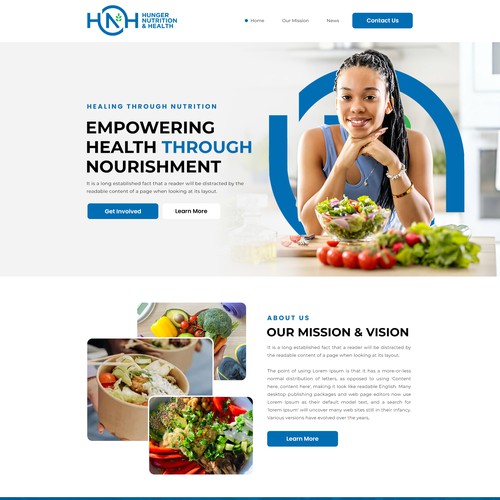 WordPress theme design contest entry by ✨Design Genie✨